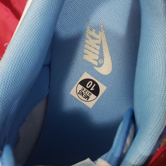 Nike dunk low blue and white colourway size 10 - Picture 7 of 8